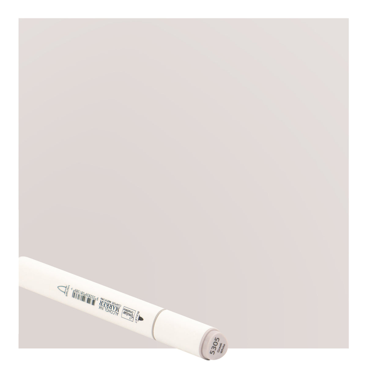 CC Alcohol Ink Marker Twin Tip Greek White 5305