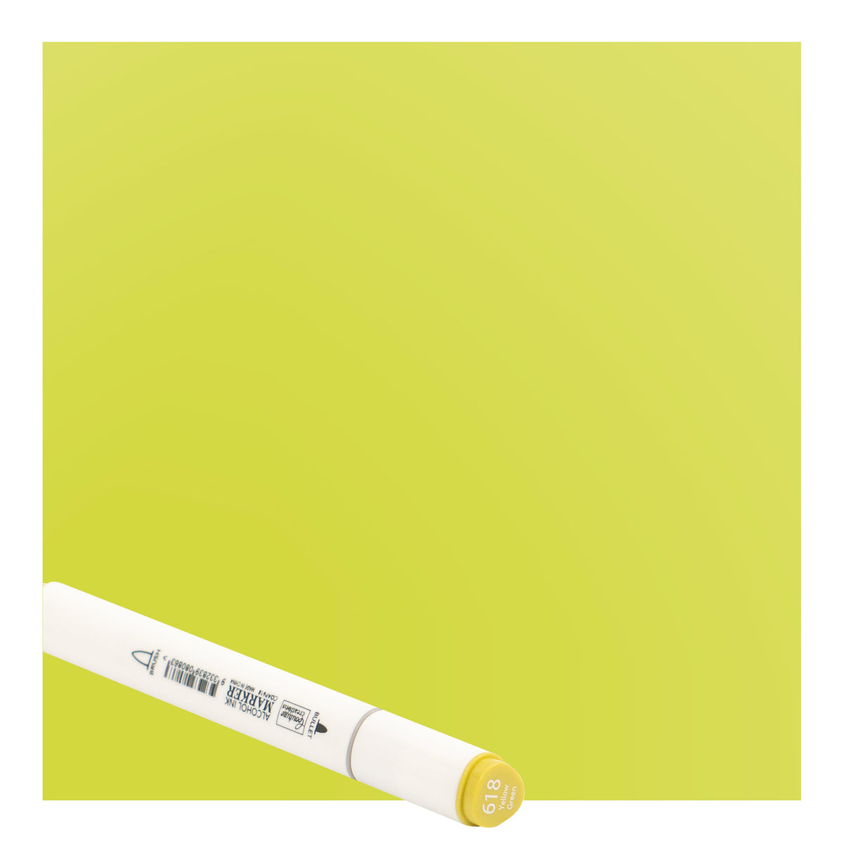 CC Alcohol Ink Marker Twin Tip Yellow Green 618