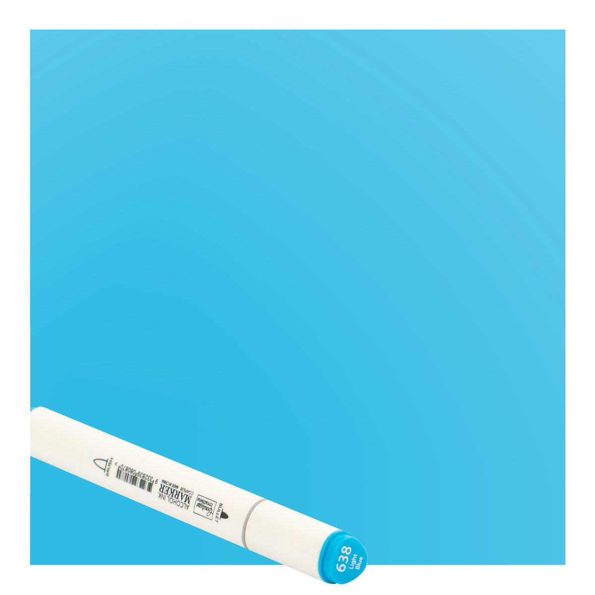 CC Alcohol Ink Marker Twin Tip light Blue 638