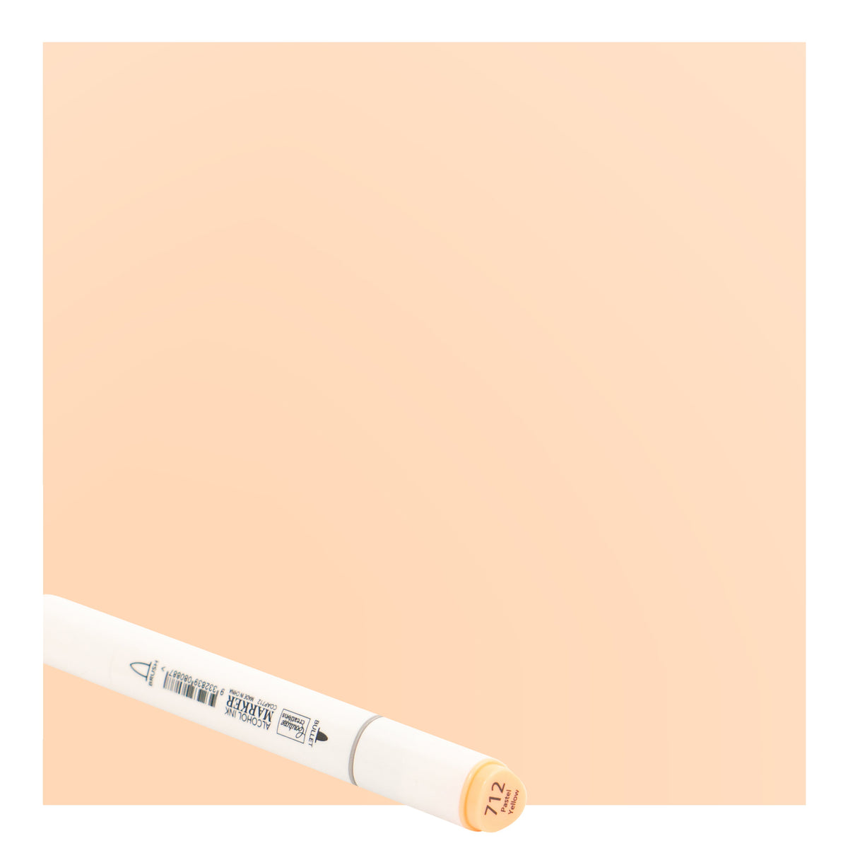 CC Alcohol Ink Marker Twin Tip Pastel Yellow 712