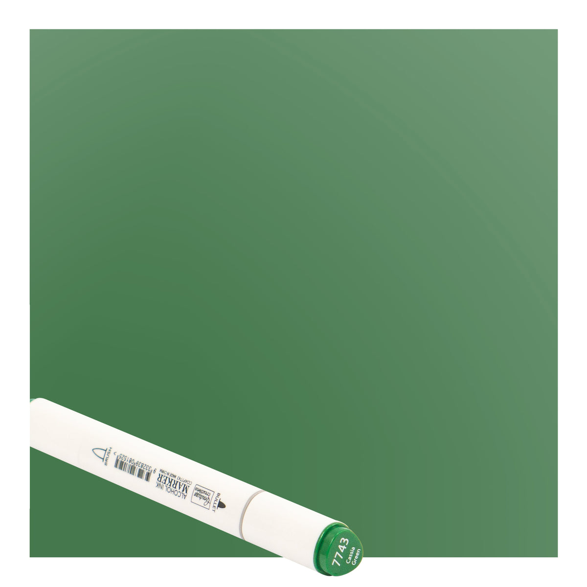 CC Alcohol Ink Marker Twin Tip Cassia Green 7743