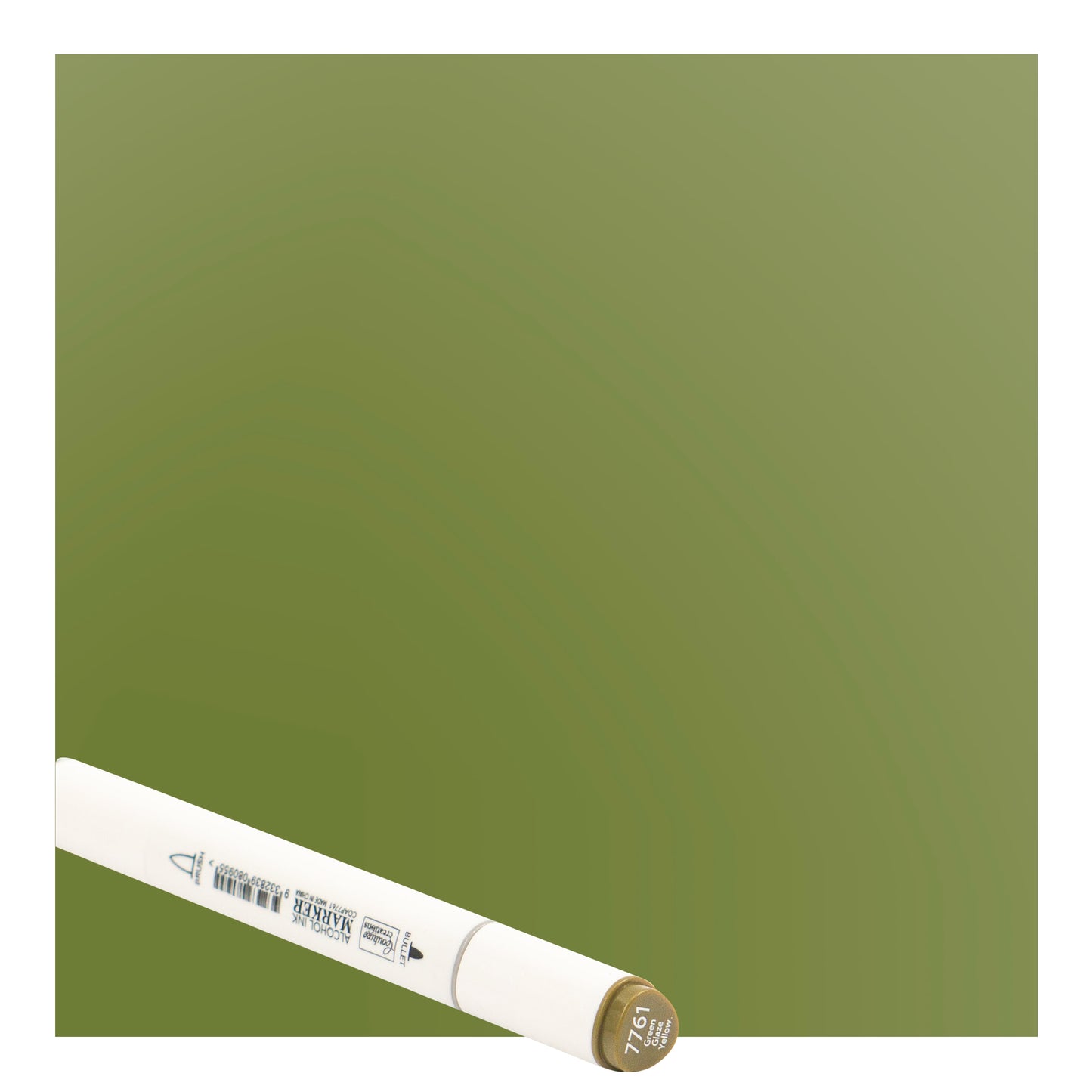 CC Alcohol Ink Marker Twin Tip Green Glaze Yellow 7761