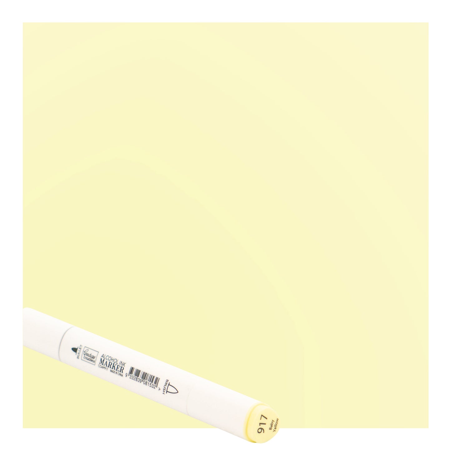 Baby Yellow Twin Tip Alcohol Ink Marker