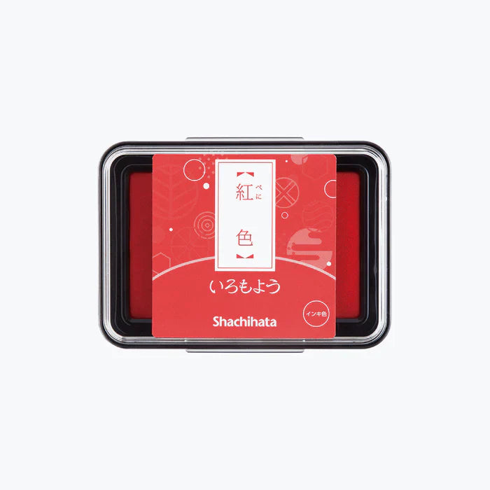 Shachihata Iromoyo Stamp Pad CRIMSON RED HAC-1-R