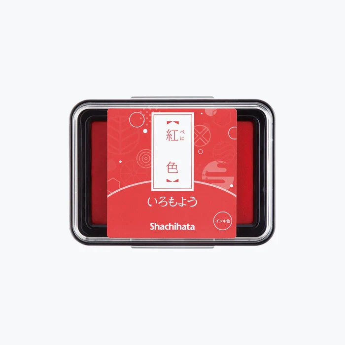 Shachihata Iromoyo Stamp Pad CRIMSON RED HAC-1-R