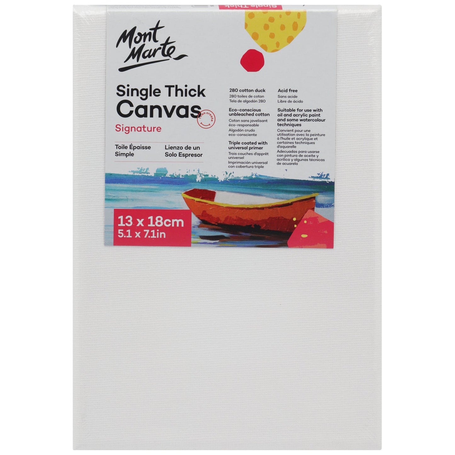 Mont Marte Signature Canvas Single Thick 13 x 18cm
