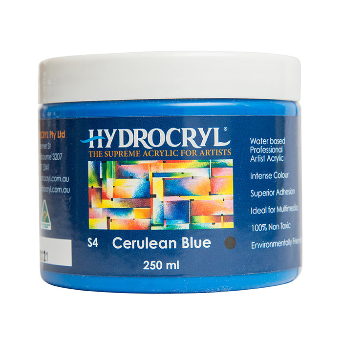 CERULEAN BLUE Hydrocryl Original Dimension Acrylic Paint 250ml
