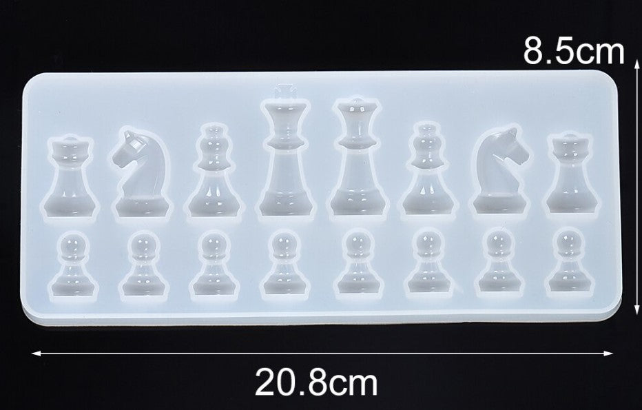 CD International Chess Pieces Silicone Mould
