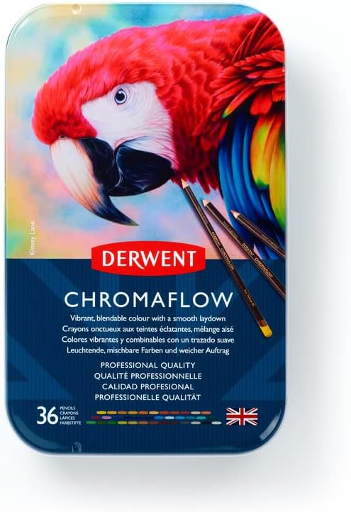 Derwent Chromaflow Pencils Tin 36