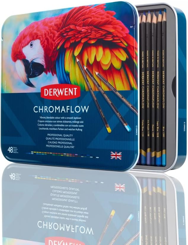 Derwent Chromaflow Pencils Tin 48
