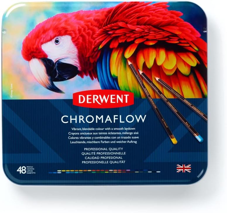Derwent Chromaflow Pencils Tin 48