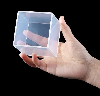 CD Clear Silicone Cube Mould 2cm x 2cm x 2cm