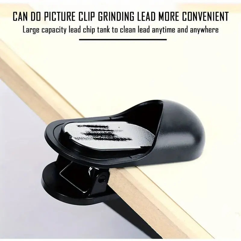 CD Art Sandpaper Pencil Sharpener With Clip Holder