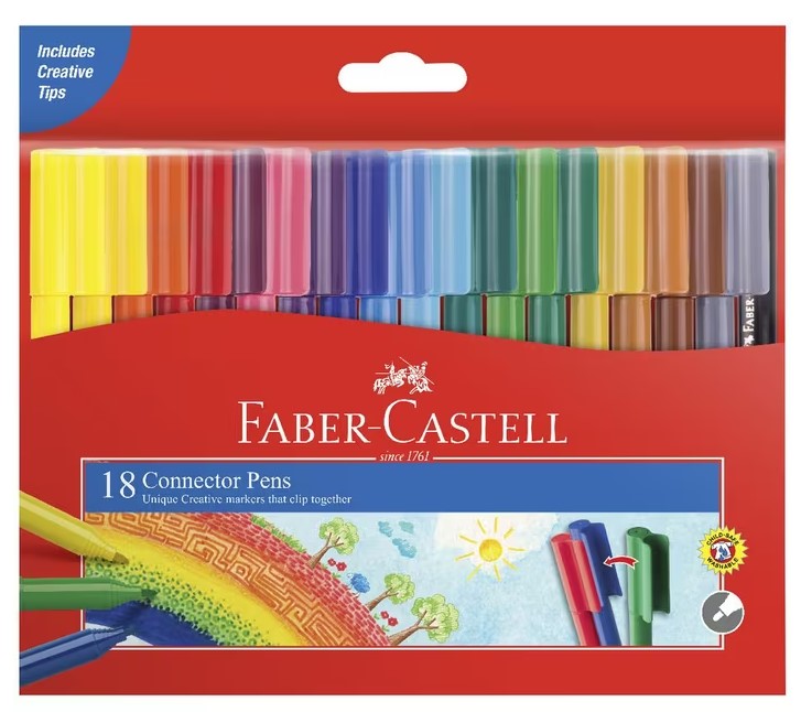 Faber Castell Connector Pens Pk18