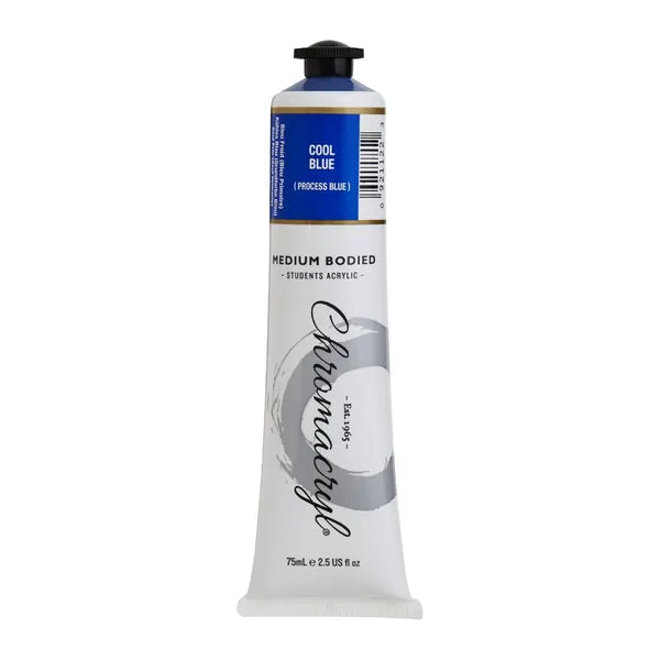 COOL BLUE Chromacryl Student Acrylic 75ml