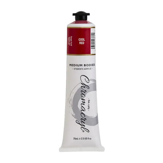 COOL RED Chromacryl Student Acrylic 75ml