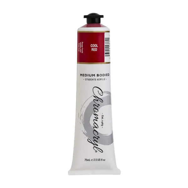 COOL RED Chromacryl Student Acrylic 75ml