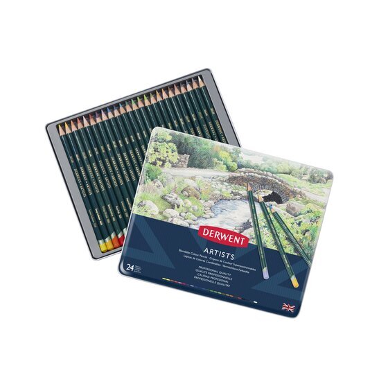Derwent Artists Pencils Tin 24
