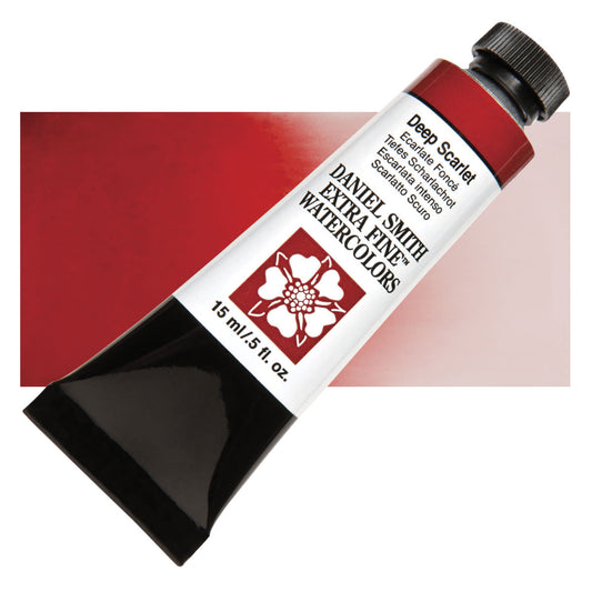 Daniel Smith Extra Fine Watercolour 15ml DEEP SCARLET S1