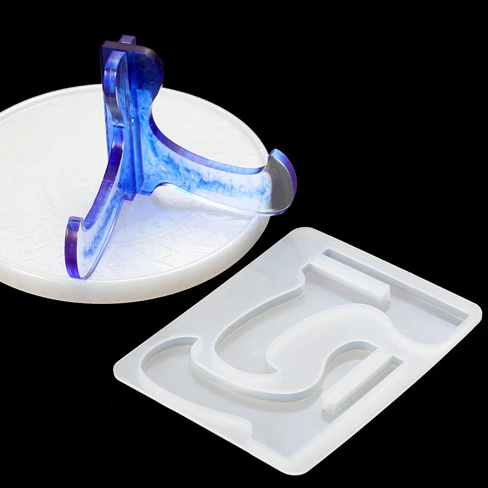 Desktop Display Stand Silicone Mould 2pcs