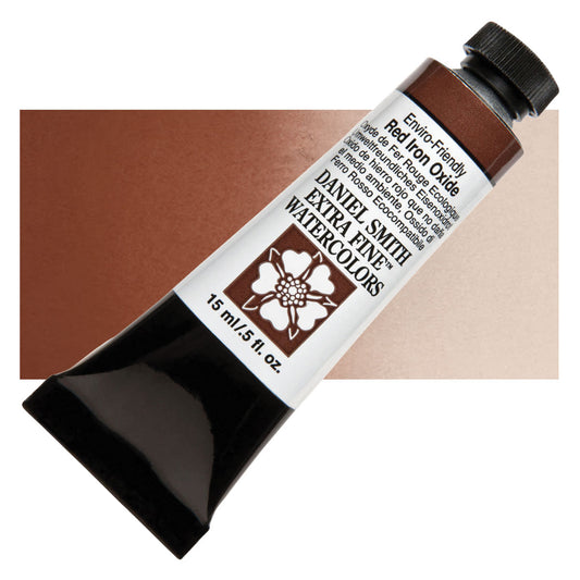 Daniel Smith Extra Fine Watercolour 15ml ENVIRO RED IRON OXIDE S2