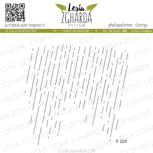Lesia Zgharda Stamp "Autumn Rain"