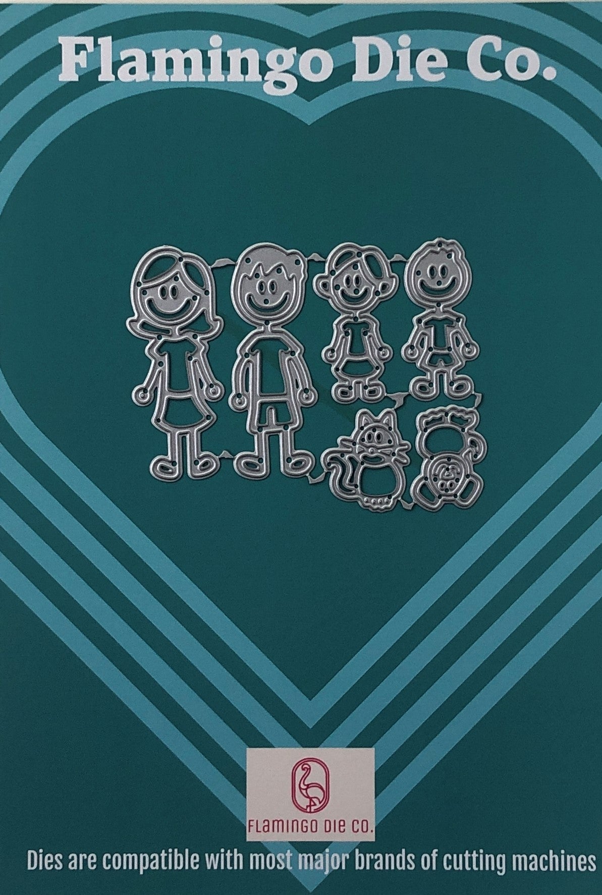 FDC My Family Steel Cutting Die 6pce