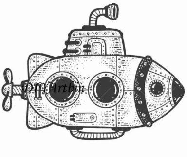 FDC Funky Submarine Steel Cutting Die