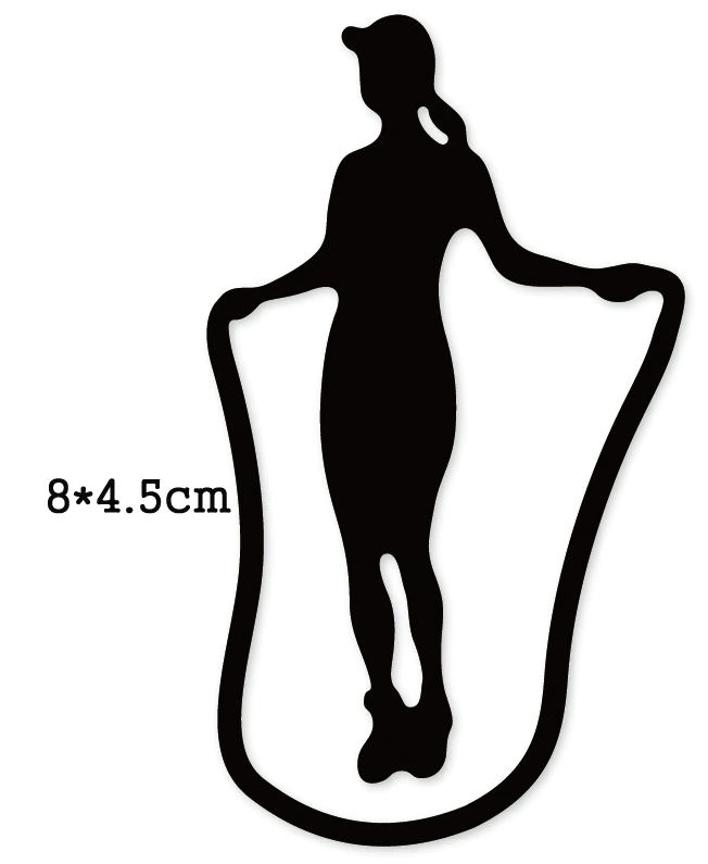 FDC Gym Girl Skipping Steel Cutting Die