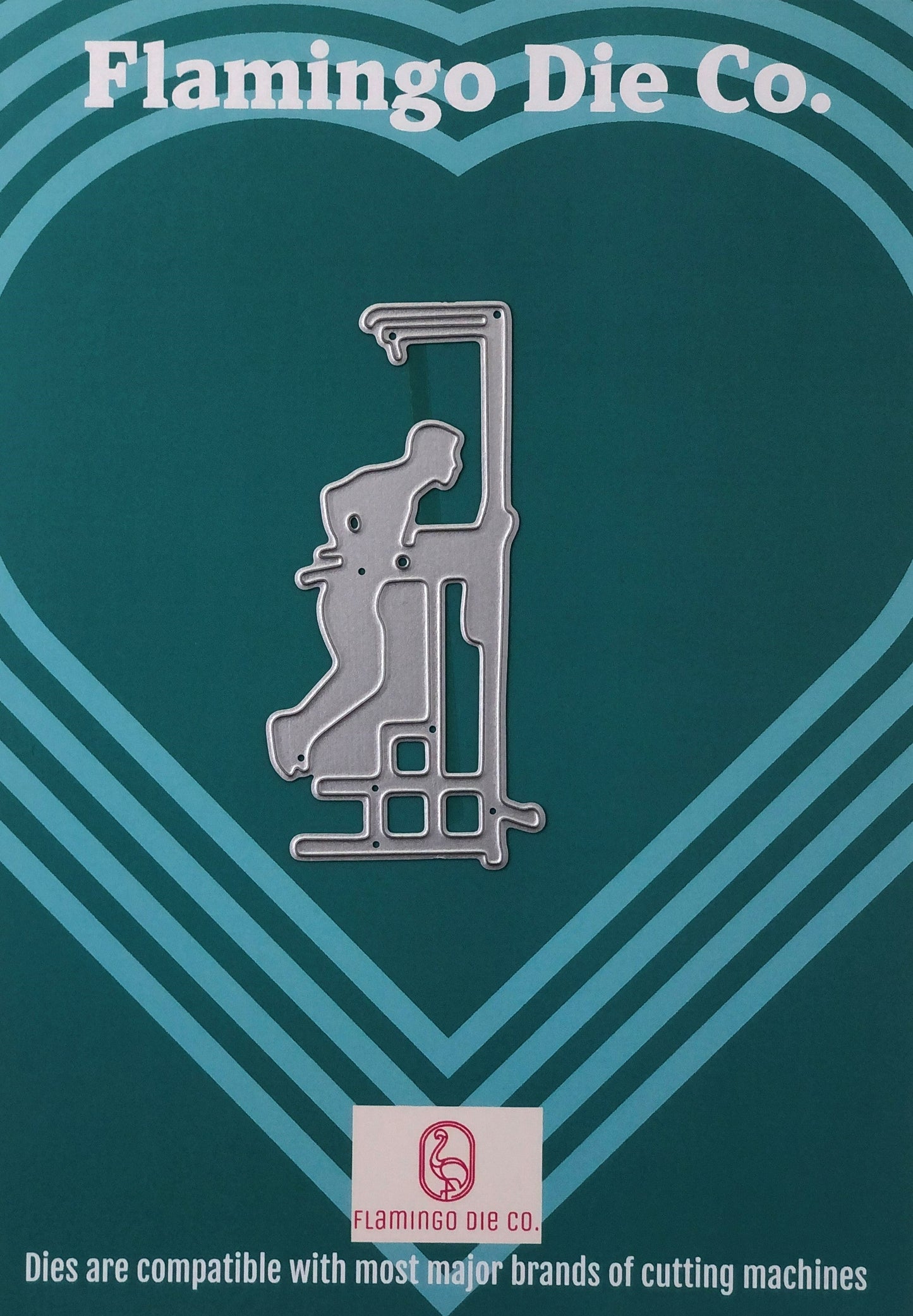 FDC Man Work Out Silhouette Steel Cutting Die