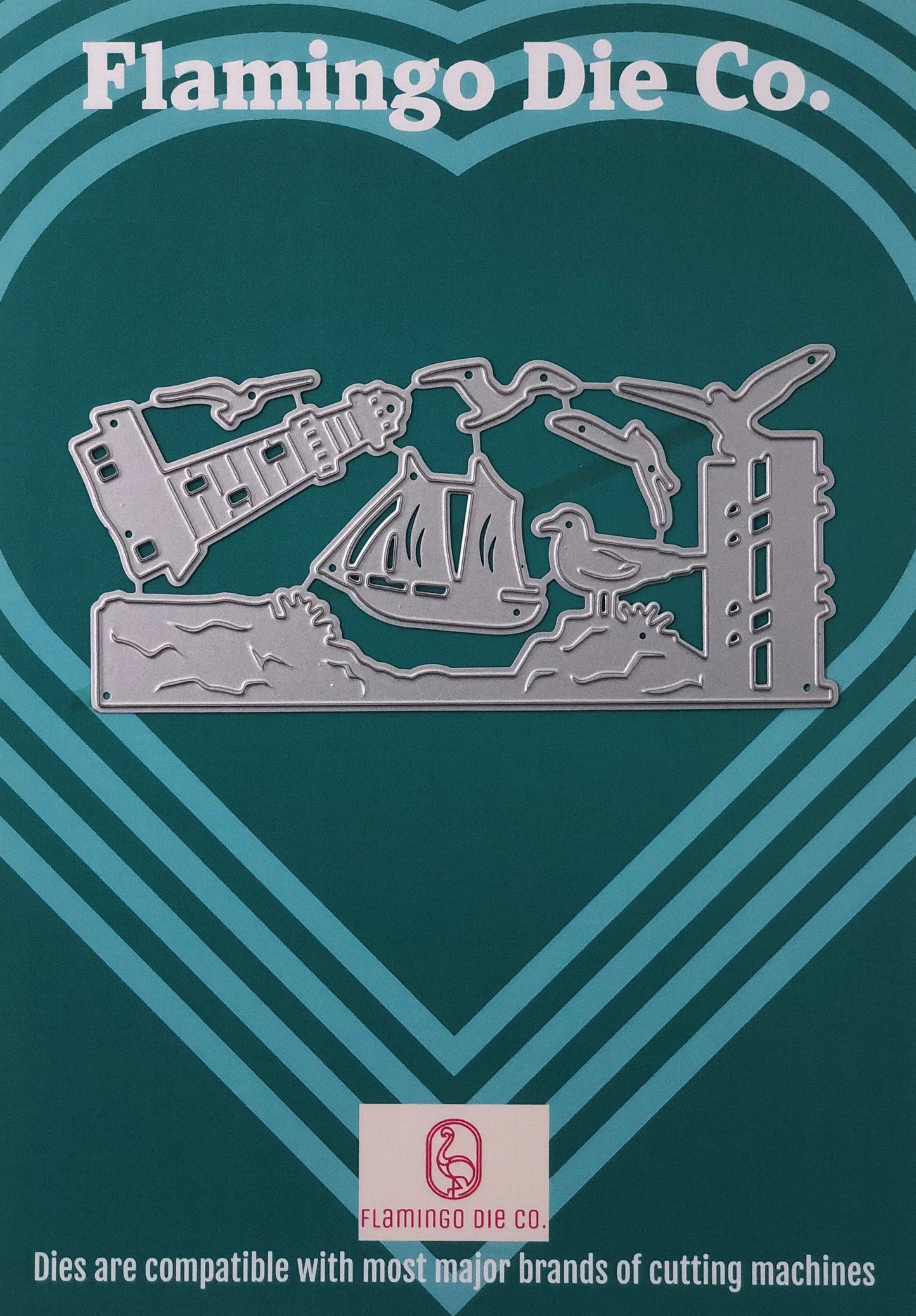 FDC By The Seaside Steel Cutting Die 6pce