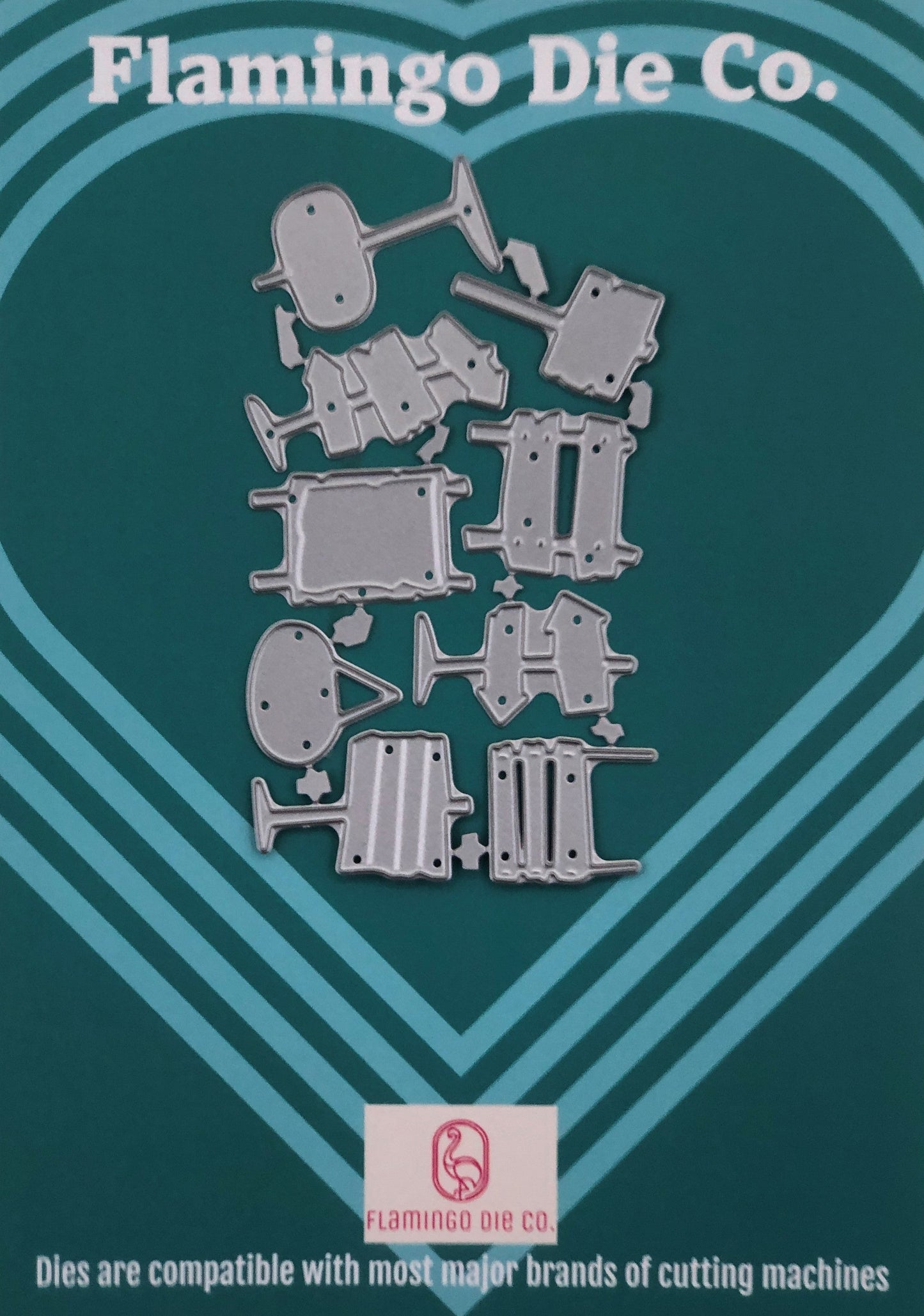 FDC Road Signs  Steel Cutting Die 9pce