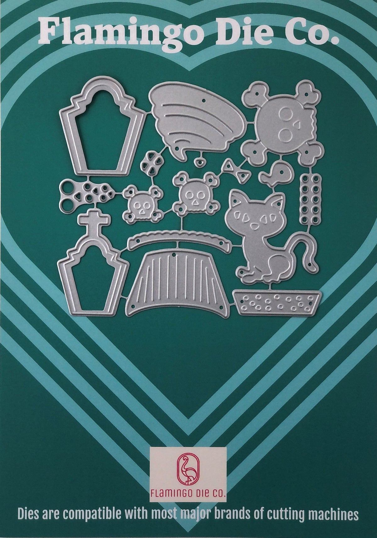 FDC Halloween Spooky Cupcakes Steel Cutting Die