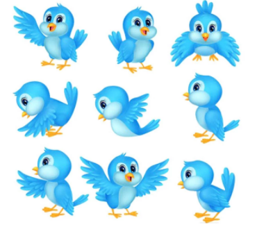 FDC Chirpy Birds Steel Cutting Die 9pce