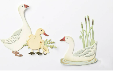 FDC My Geese Family Steel Cutting Die 7pce