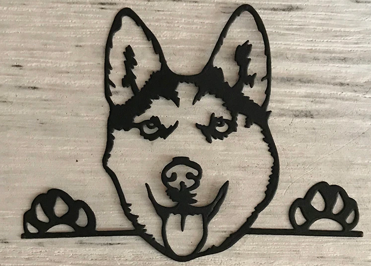 FDC Dog Silhouette #12 Steel Cutting Die