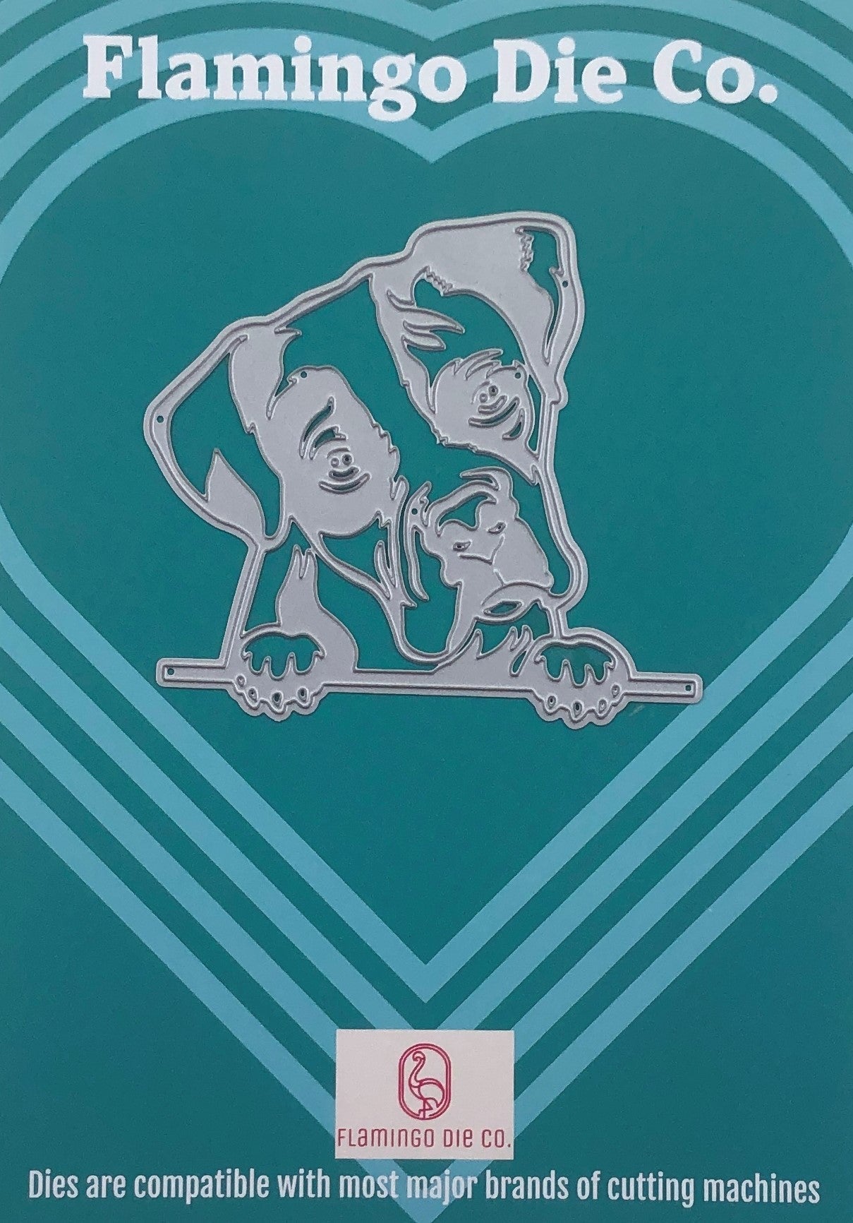 FDC Curious Dog Silhouette  Steel Cutting Die