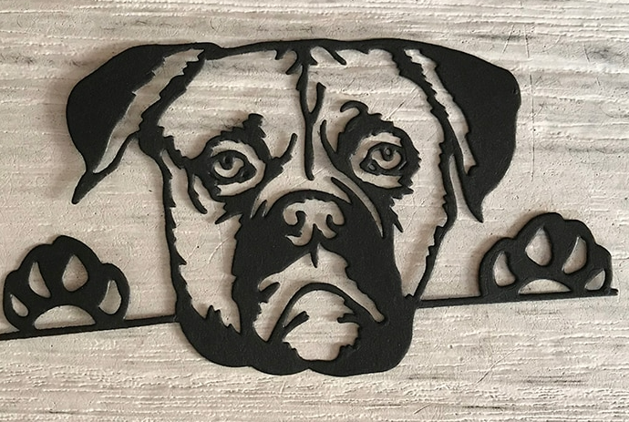 FDC Dog Silhouette #13 Steel Cutting Die
