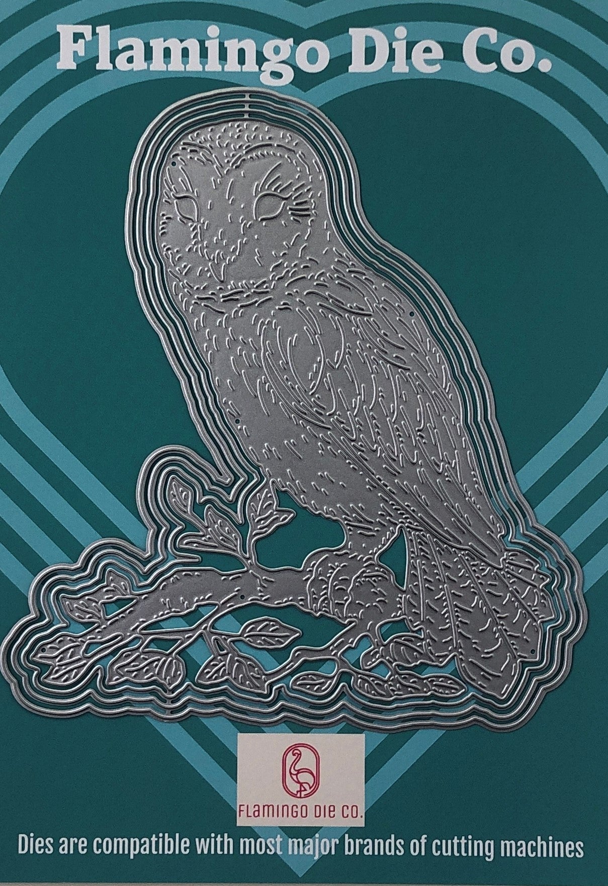 FDC Large Owl on Branch Steel Cutting Die