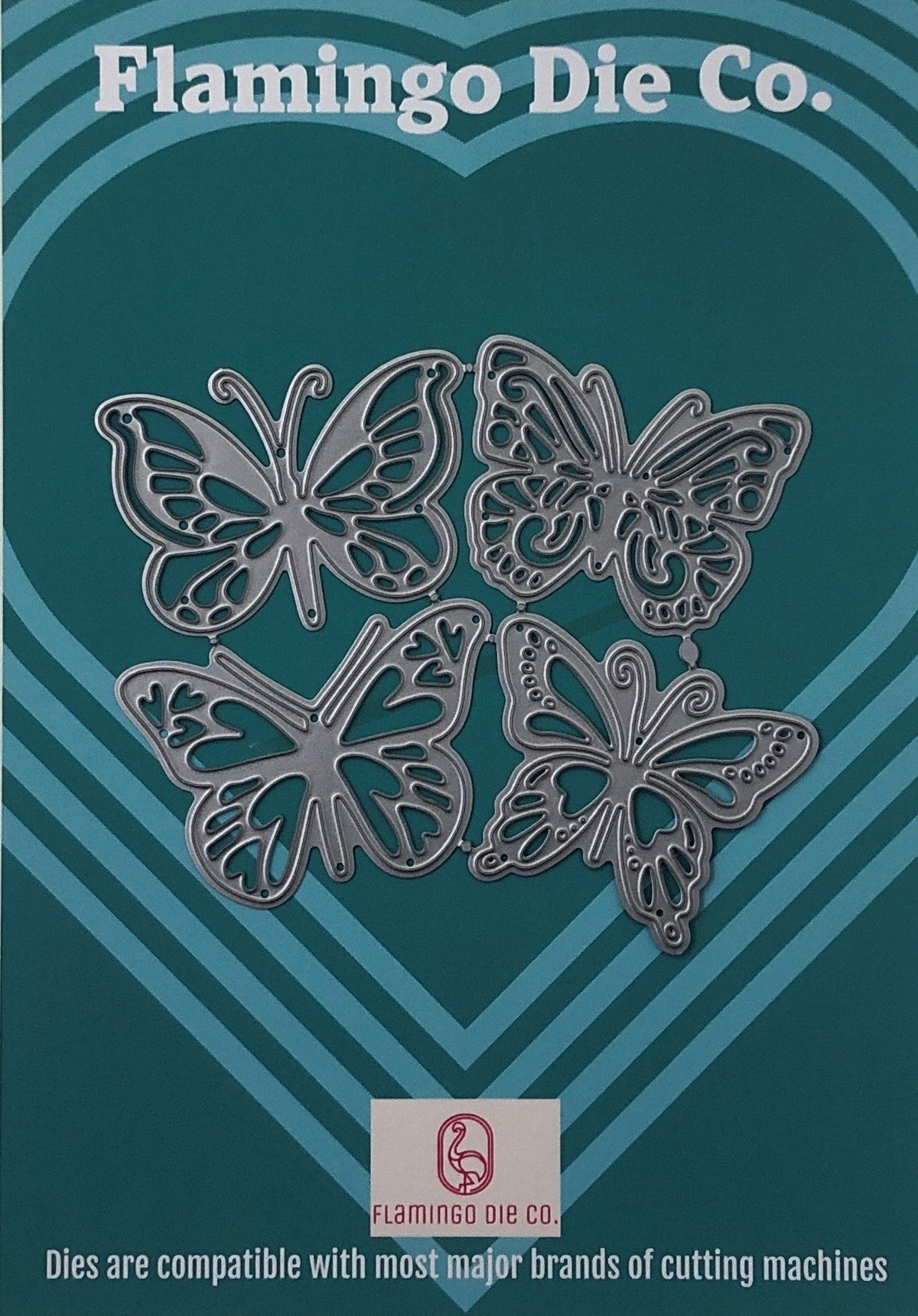 FDC Butterflies #1 Steel Cutting Die 4pcs