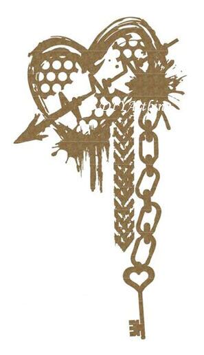 FDC Steampunk Heart Steel Cutting Die