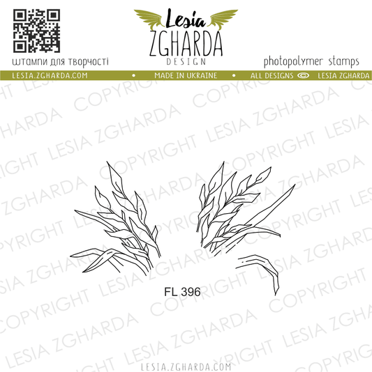 Lesia Zgharda Clear Stamp "Grass"