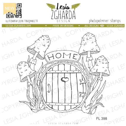 Lesia Zgharda Whimsical Door Clear Stamp Set