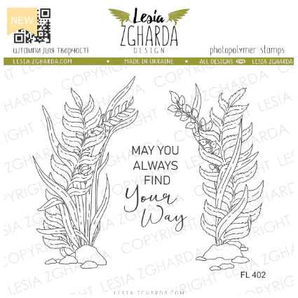 Lesia Zgharda Ferns Clear Stamp Set
