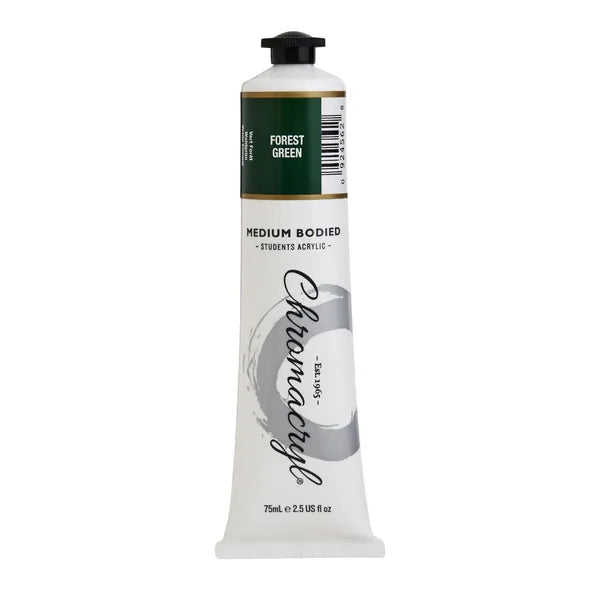 FOREST GREEN Chromacryl Student Acrylic 75ml