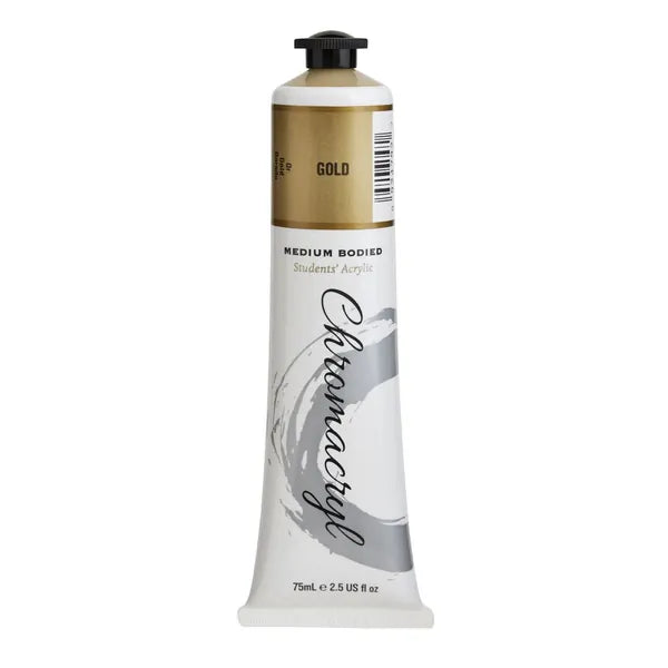 GOLD Chromacryl Student Acrylic 75ml