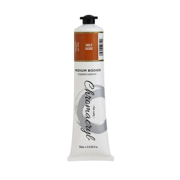 GOLD OXIDE Chromacryl Student Acrylic 75ml