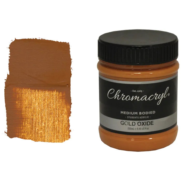 GOLD OXIDE Chromacryl Student Acrylic 250ml