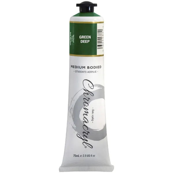 GREEN DEEP Chromacryl Student Acrylic 75ml