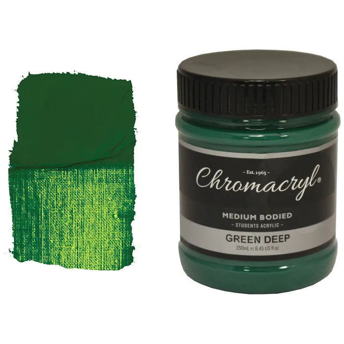 GREEN DEEP Chromacryl Student Acrylic 250ml